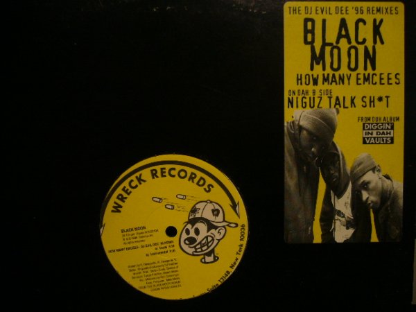 画像1: BLACK MOON / HOW MANY EMCEES (DJ EVIL DEE '96 REMIX) (1)