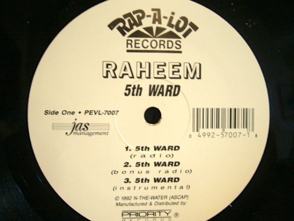 画像1: RAHEEM / 5TH WARD (1)