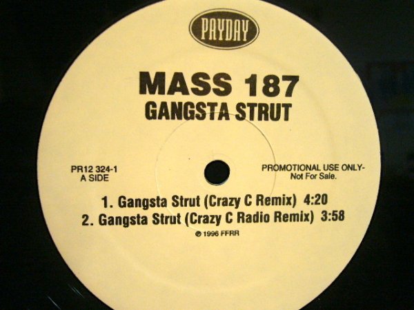 画像1: MASS 187 / GANGSTA STRUT (1)