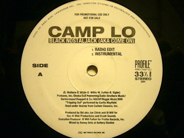 画像1: CAMP LO / BLACK NOSTALJACK (XENOVIA MIX) (1)