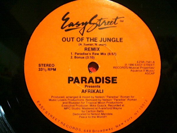 画像1: PARADISE Presents AFRIKALI / OUT OF THE JUNGLE (REMIX) (1)