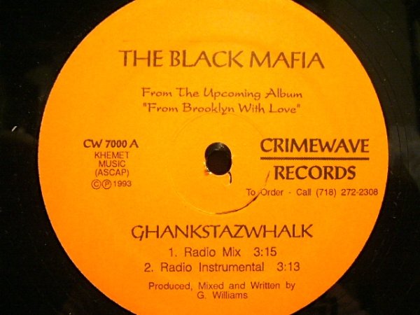 画像1: THE BLACK MAFIA / GHANKSTAZWHALK (1)