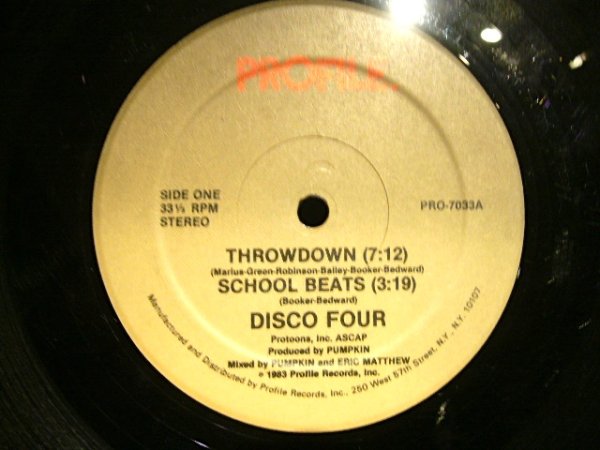 画像1: DISCO FOUR / THROWDOWN (1)