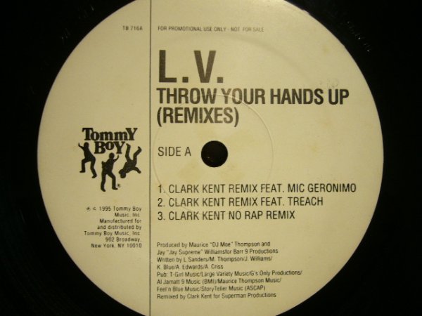 画像1: L.V. / THROW YOUR HANDS UP (REMIXES) (1)