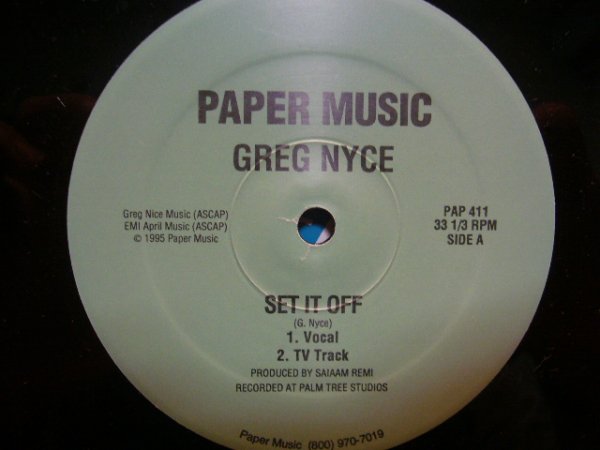 画像1: GREG NYCE / SET IT OFF (¥1000) (1)