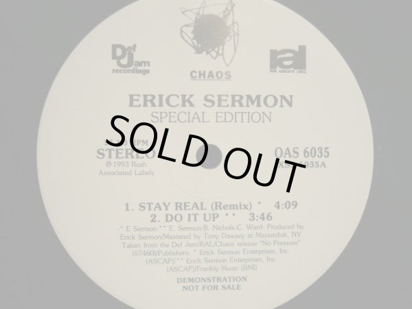 画像1: ERIC SERMON / SPECIAL EDITION (EP) (1)