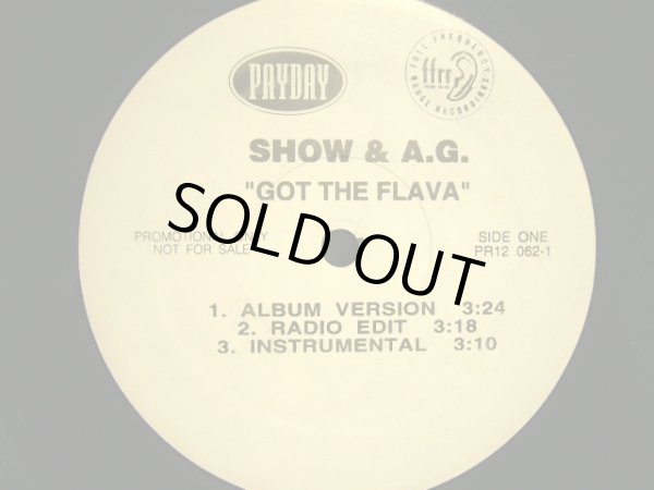 画像1: SHOW & A.G. / GOT THE FLAVA / YOU KNOW NOW (Buckwild Remix)  (US-PROMO) (1)