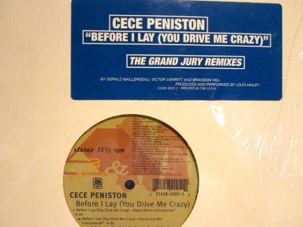 画像1: CECE PENISTON / BEFORE I LAY (YOU DRIVE ME CRAZY)  (¥500) (1)