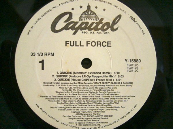 画像1: FULL FORCE / QUICKIE   (¥500) (1)