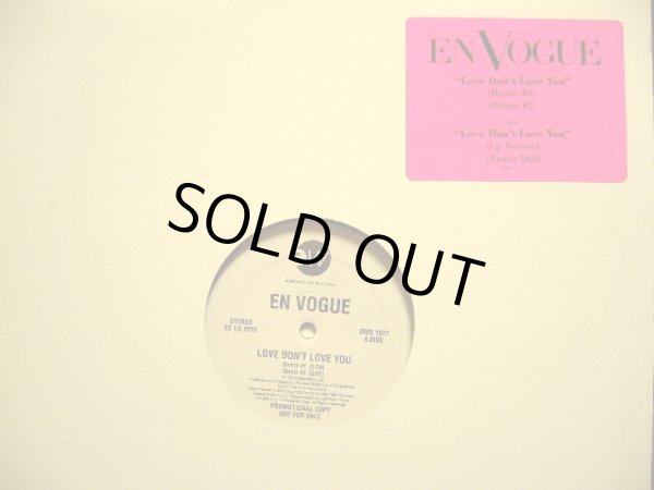 画像1: EN VOGUE / LOVE DON'T LOVE YOU (REMIX)  (¥500) (1)