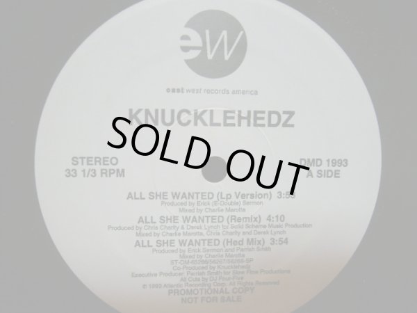 画像1: KNUCKLEHEDZ / ALL SHE WANTED  (¥500) (1)