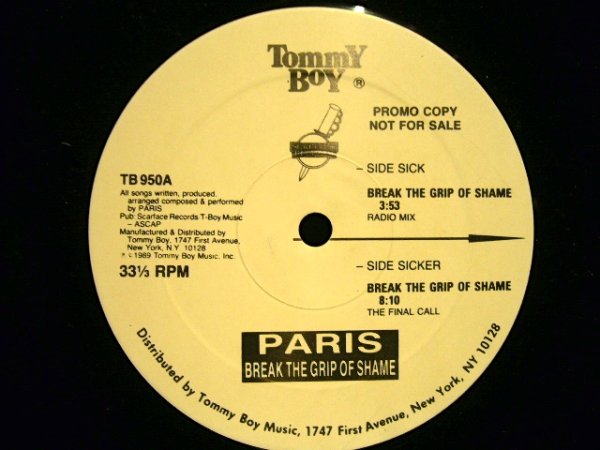 画像1: PARIS / BREAK THE GRIP OF SHAME  (US-PROMO) (1)