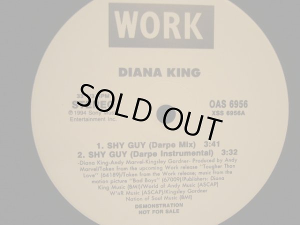 画像1: DIANA KING / SHY GUY (DARPE MIX)  (¥1000) (1)