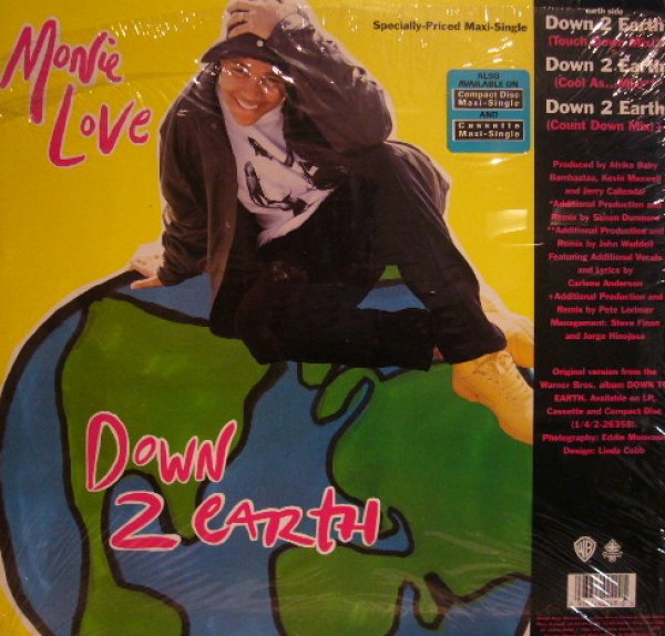 画像1: MONIE LOVE / DOWN 2 EARTH  (US)  (¥500) (1)