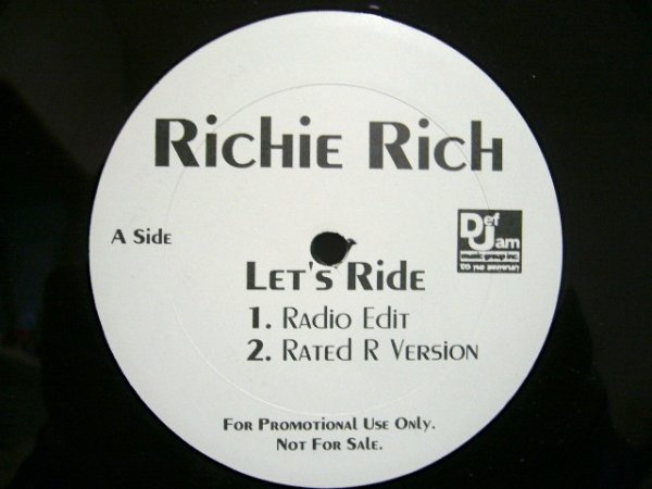 画像1: RICHIE RICH / LET’S RIDE  (US-PROMO) (1)