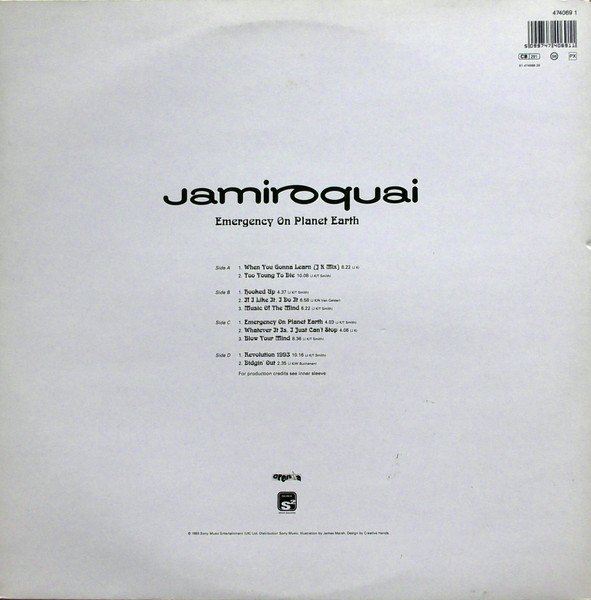 JAMIROQUAI / EMERGENCY ON PLANET EARTH (UK-2LP) - SOURCE RECORDS 