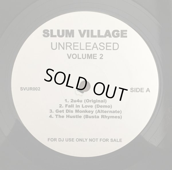 画像1: SLUM VILLAGE / UNRELEASED VOLUME 2 (1)