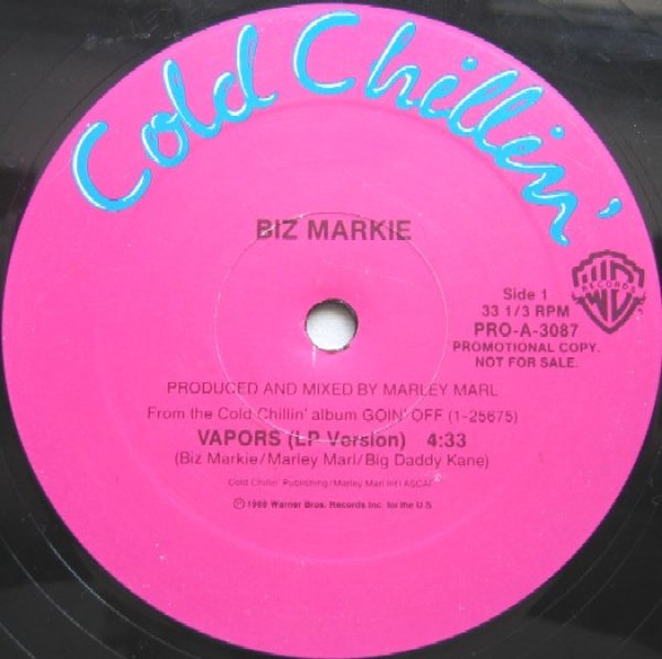 画像1: BIZ MARKIE / VAPORS / BIZ IS GOIN' OFF (US-PROMO) (1)