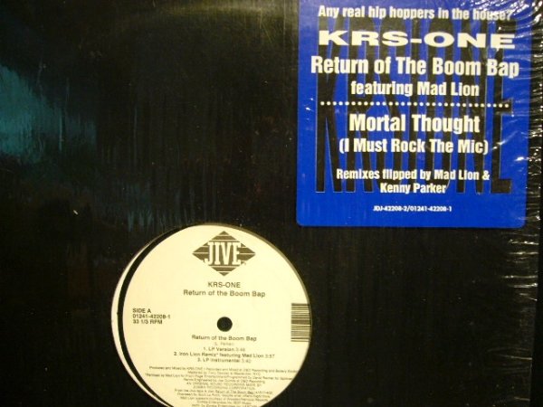 画像1: KRS-ONE / RETURN OF THE BOOM BAP (¥1000) (1)