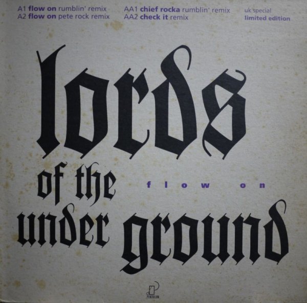 画像1: LORDS OF THE UNDERGROUND / FLOW ON (UK) (1)