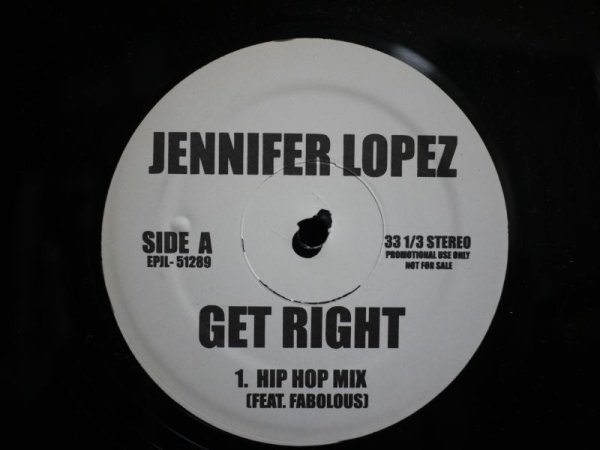 画像1: JENNIFER LOPEZ / GET RIGHT (US-PROMO) (1)