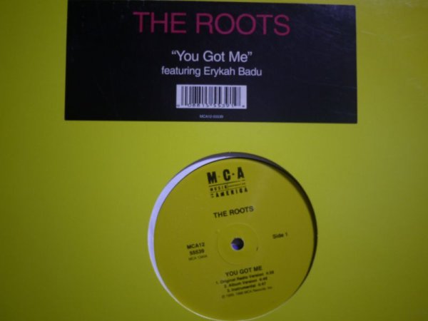 画像1: THE ROOTS FEATURING ERYKAH BADU / YOU GOT ME (US) (1)