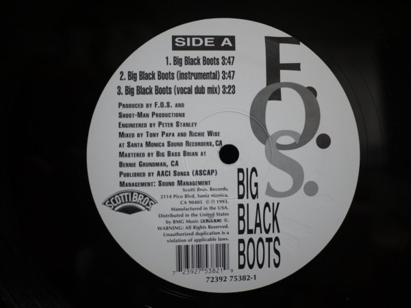 画像1: F.O.S. / BIG BLACK BOOTS (¥1000) (1)