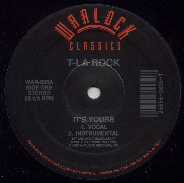 画像1: T LA ROCK & JAZZY JAY / IT'S YOURS (1)