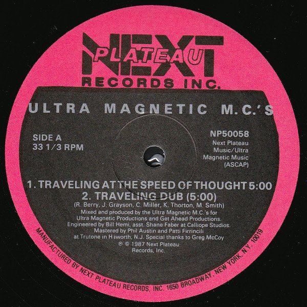 画像1: ULTRA MAGNETIC M.C.'S / TRAVELING AT THE SPEED OF THOUGHT / M.C.'S ULTRA (PART II) (1)