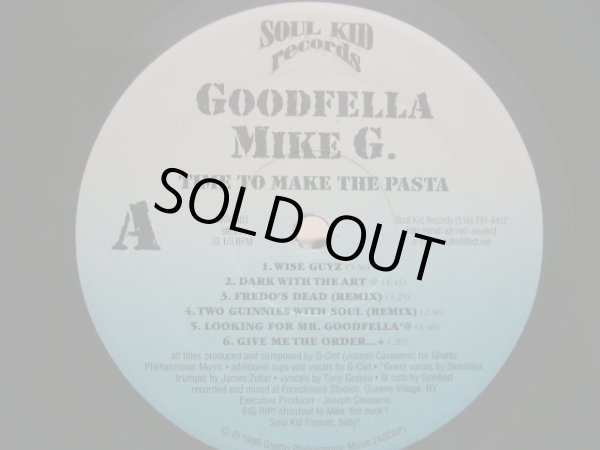 画像1: GOODFELLA MIKE G. / TIME TO MAKE THE PASTA (LP) (1)