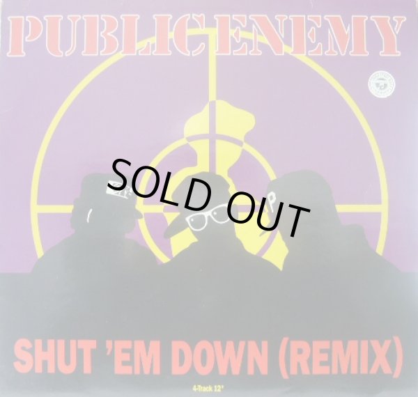 画像1: PUBLIC ENEMY / SHUT 'EM DOWN ( REMIX ) (1)