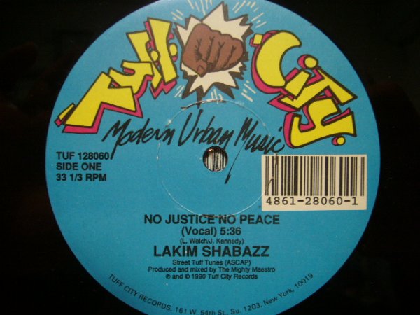 画像1: LAKIM SHABAZZ / NO JUSTICE NO PEACE (1)