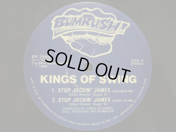 画像1: KINGS OF SWING / STOP JOCKIN' JAMES (1)