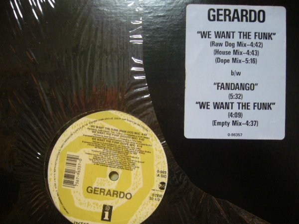 画像1: GERARDO / WE WANT THE FUNK  (1)