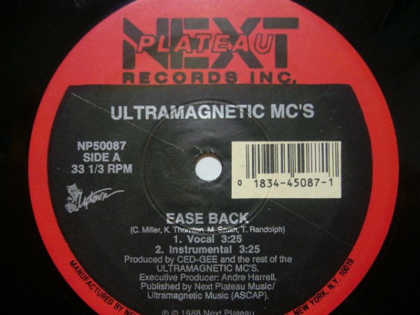 画像1: ULTRAMAGNETIC MC'S / EASE BACK (1)