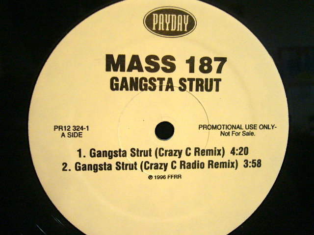 MASS 187 GANGSTA STRUT 12inch - 洋楽