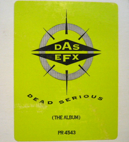 DAS EFX / DEAD SERIOUS (US ONLY PROMO LP) - SOURCE RECORDS (ソース 