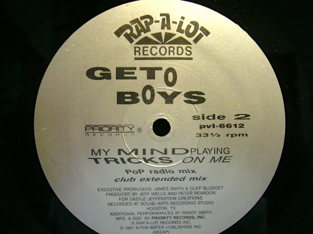 GETO BOYS / MIND PLAYING TRICKS ON ME (REMIX) - SOURCE RECORDS 