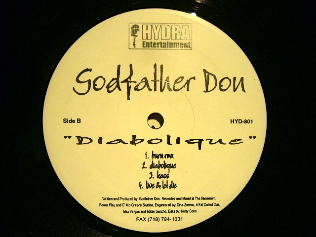 簡単購入 【1stアルバム】Godfather Don / Hazardous ホワイト盤 | www