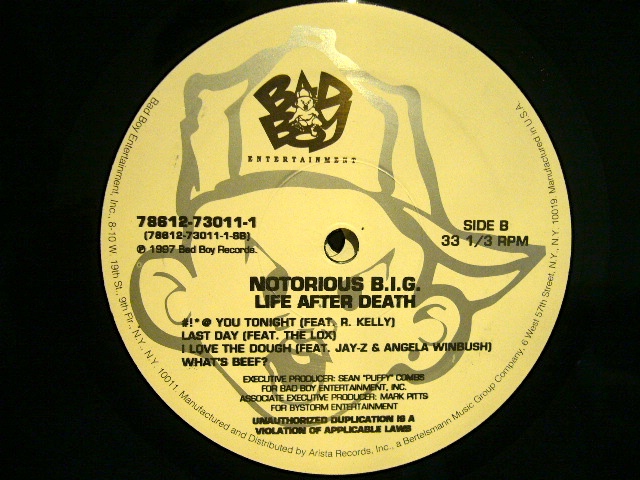 法人値引有 ノトーリアス・B.I.G. ☆ Life After Death ☆ 3LP - レコード