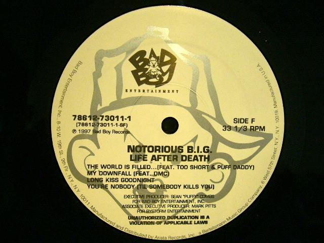 THE NOTORIOUS B.I.G. / LIFE AFTER DEATH (US-3LP) - SOURCE RECORDS